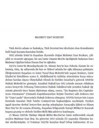 Atatürk İhtilali Mahmut Esat Bozkurt